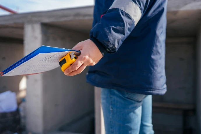 Réalisation de relevés de cotes et croquis techniques pour un cahier des charges de travaux à Orléans.